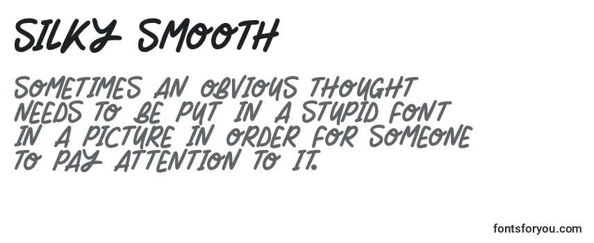 Silky Smooth (140912) Font