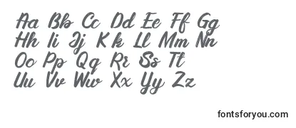 SilkyMilky Regular Font