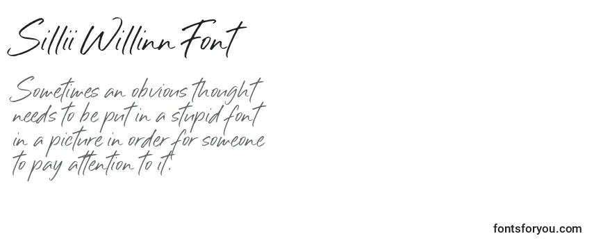 Review of the Sillii Willinn Font Font