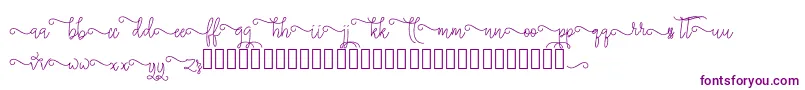 silverstar-fontti – violetit fontit valkoisella taustalla