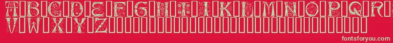 silvus   Font – Green Fonts on Red Background