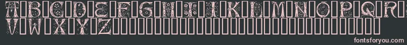silvus   Font – Pink Fonts on Black Background