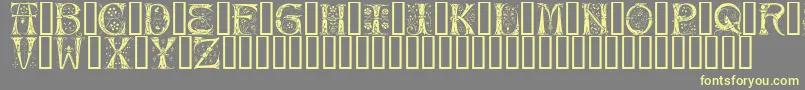 silvus   Font – Yellow Fonts on Gray Background