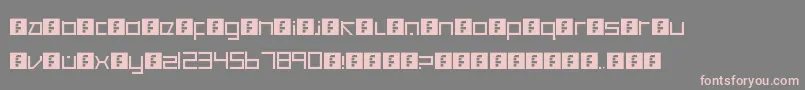 CancranacancarnacaReduxSans Font – Pink Fonts on Gray Background