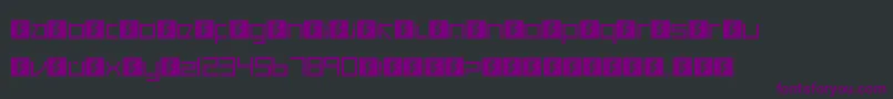 Шрифт CancranacancarnacaReduxSans – фиолетовые шрифты на чёрном фоне