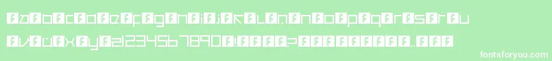 More about CancranacancarnacaReduxSans Font CancranacancarnacaReduxSans Font – White Fonts on Green Background