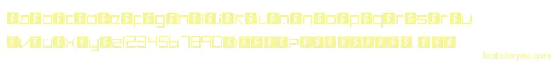 CancranacancarnacaReduxSans Font – Yellow Fonts on White Background