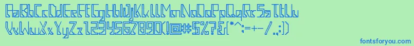 Więcej informacji o czcionce simple racing line map by sph Czcionka simple racing line map by sph – niebieskie czcionki na zielonym tle