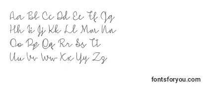 フォントSimple Signature  