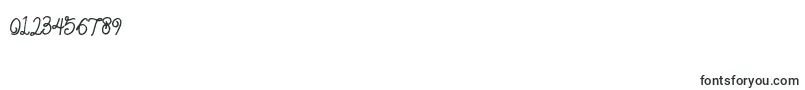 Simple Swirl Font – Fonts for Numbers and Digits