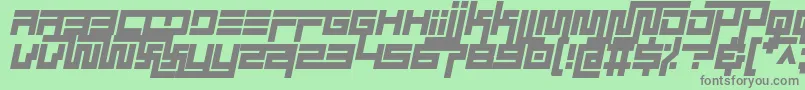 Шрифт simplicity extend italic – серые шрифты на зелёном фоне