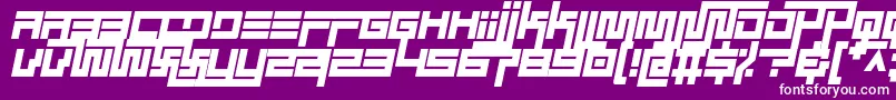 Шрифт simplicity extend italic – белые шрифты на фиолетовом фоне