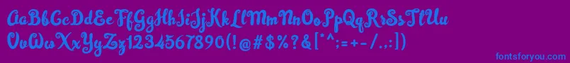 More about Simplisicky Fill Font Simplisicky Fill Font – Blue Fonts on Purple Background