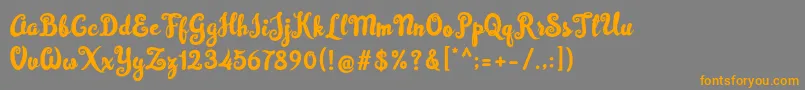 Weitere Informationen zur Simplisicky Fill-Schriftart Simplisicky Fill-Schriftart – Orangefarbene Schriften auf grauem Hintergrund