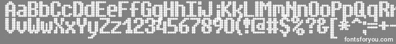simplto2 Font – White Fonts on Gray Background