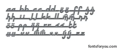 Schriftart SinbadtheSailor Italic