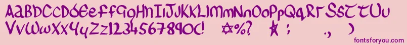More about sinead Font sinead Font – Purple Fonts on Pink Background