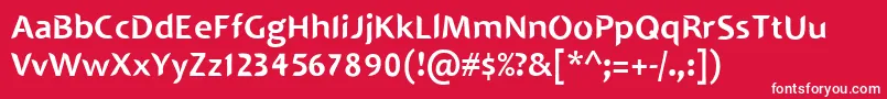 SINGAPOLENG Font – White Fonts on Red Background