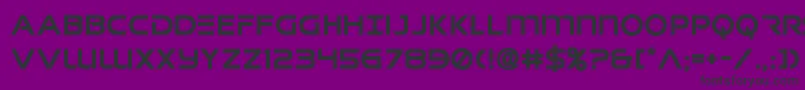 singaporesling Font – Black Fonts on Purple Background