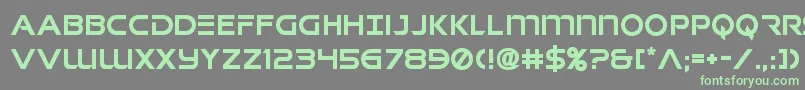 singaporesling Font – Green Fonts on Gray Background