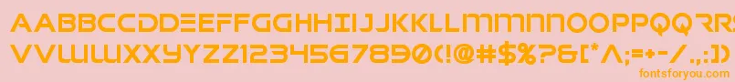 singaporesling Font – Orange Fonts on Pink Background