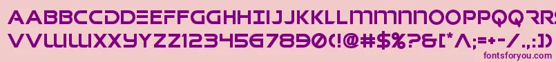 singaporesling Font – Purple Fonts on Pink Background