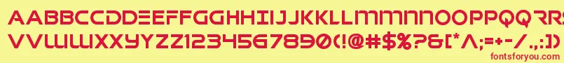 singaporesling Font – Red Fonts on Yellow Background