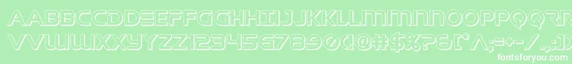 singaporesling3d Font – White Fonts on Green Background
