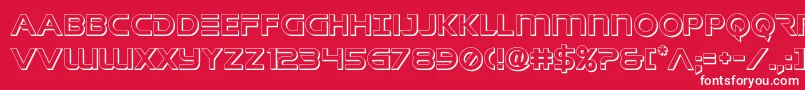 singaporesling3d Font – White Fonts on Red Background
