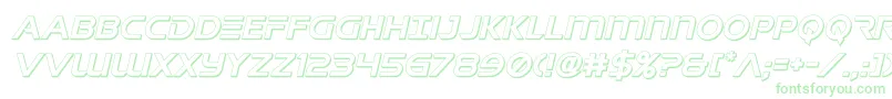 singaporesling3dital Font – Green Fonts on White Background