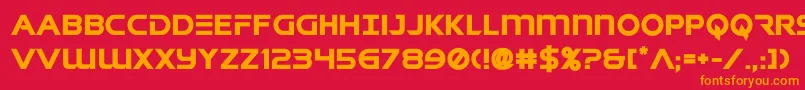 singaporeslingbold Font – Orange Fonts on Red Background