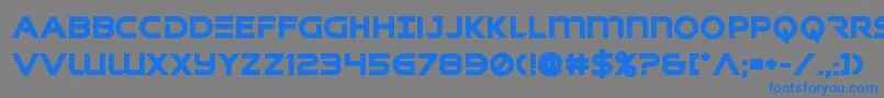 singaporeslingbold Font – Blue Fonts on Gray Background