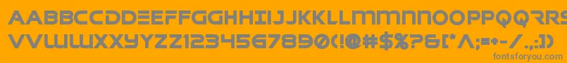 singaporeslingbold Font – Gray Fonts on Orange Background