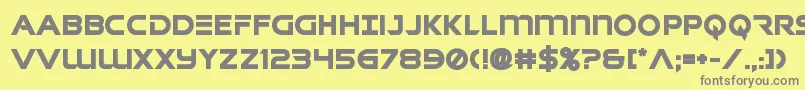 singaporeslingbold Font – Gray Fonts on Yellow Background