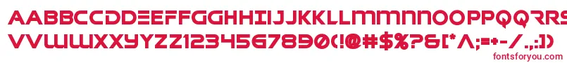 フォントsingaporeslingbold – 赤い文字