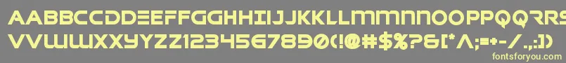 singaporeslingbold Font – Yellow Fonts on Gray Background