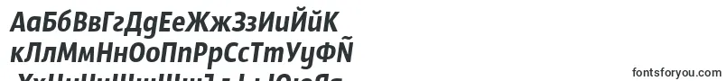SansusWebissimoItalic-fontti – bulgarialaiset fontit