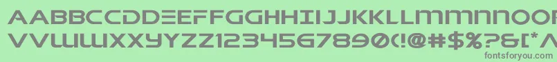 singaporeslingexpand Font – Gray Fonts on Green Background