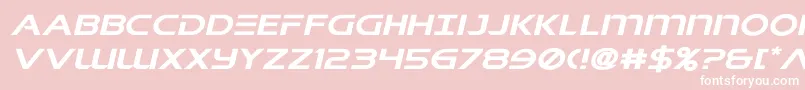 singaporeslingexpandital Font – White Fonts on Pink Background