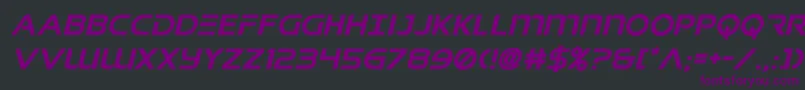 Weitere Informationen zur singaporeslingital-Schriftart singaporeslingital-Schriftart – Violette Schriften auf schwarzem Hintergrund