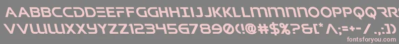 singaporeslingleft Font – Pink Fonts on Gray Background