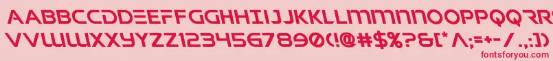singaporeslingleft Font – Red Fonts on Pink Background