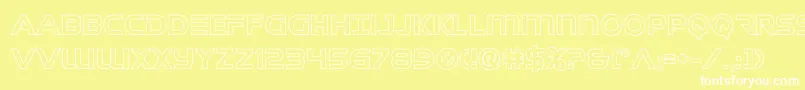 singaporeslingout Font – White Fonts on Yellow Background