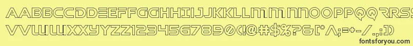 singaporeslingout Font – Black Fonts on Yellow Background