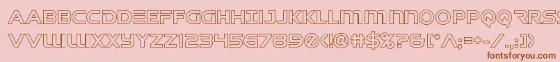 singaporeslingout Font – Brown Fonts on Pink Background