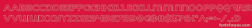 singaporeslingout Font – Green Fonts on Red Background