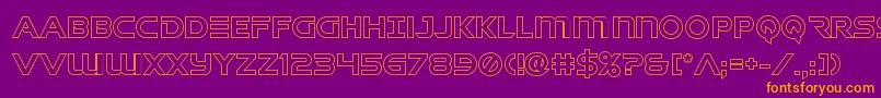singaporeslingout Font – Orange Fonts on Purple Background