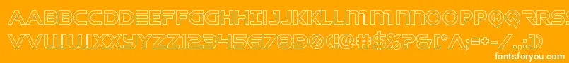 singaporeslingout Font – White Fonts on Orange Background