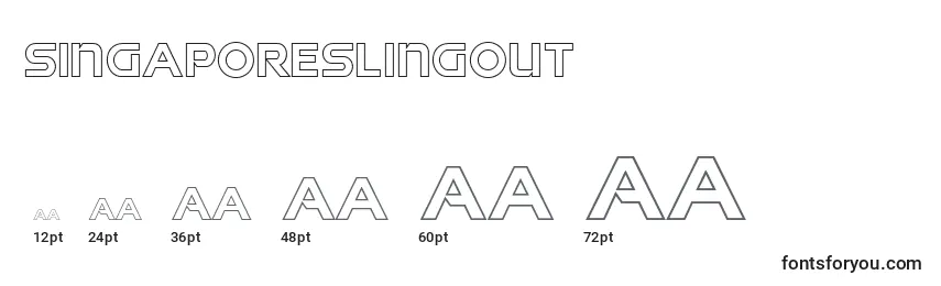 Размеры шрифта Singaporeslingout (141014)