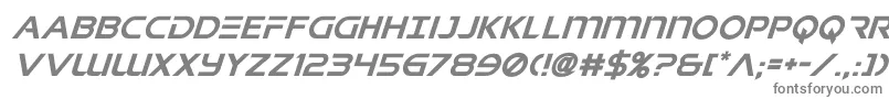 singaporeslingsuperital-fontti – harmaat kirjasimet valkoisella taustalla